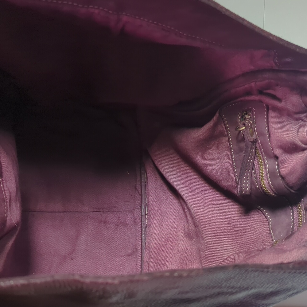 Lusher Italian Leather Shoulder Tote Bag - Picture 9 of 12